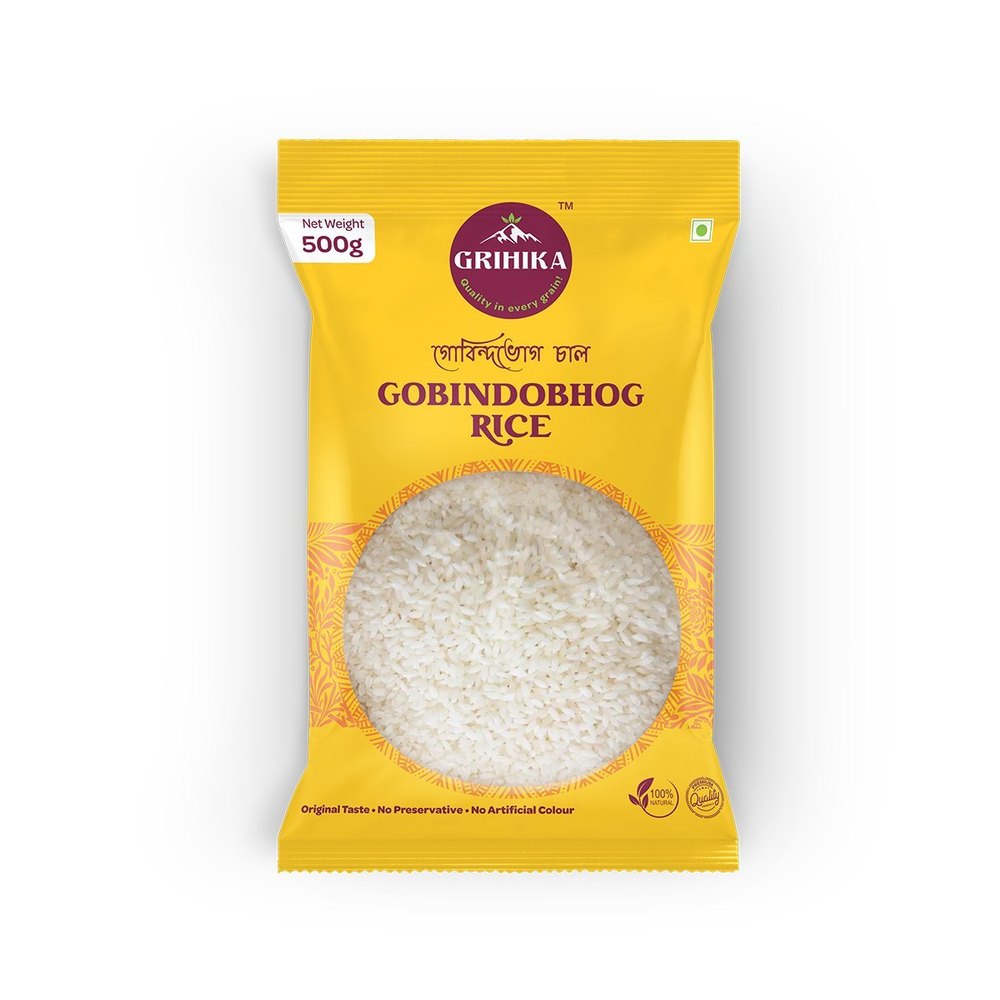 Grihika Gobindobhog Rice, Packaging Type: PP Bag, Packaging Size: 500gm 26 kg