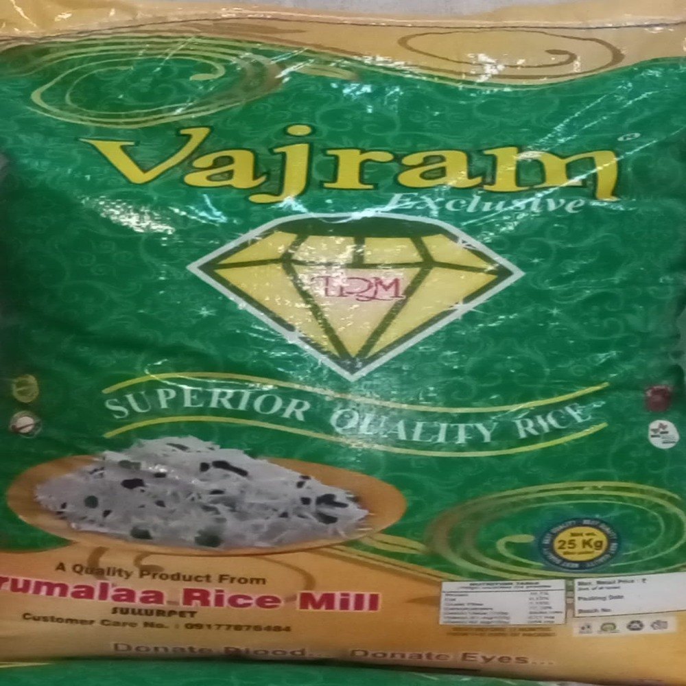 Vajaram White Vajram BPT Raw Rice, Bag