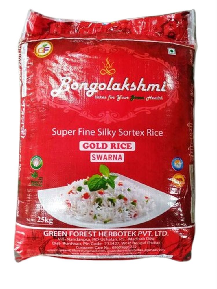 Bongolakshmi 26 KG Swarna Gold Rice, Packaging Type: PP Bag, Packaging Size: 25kg