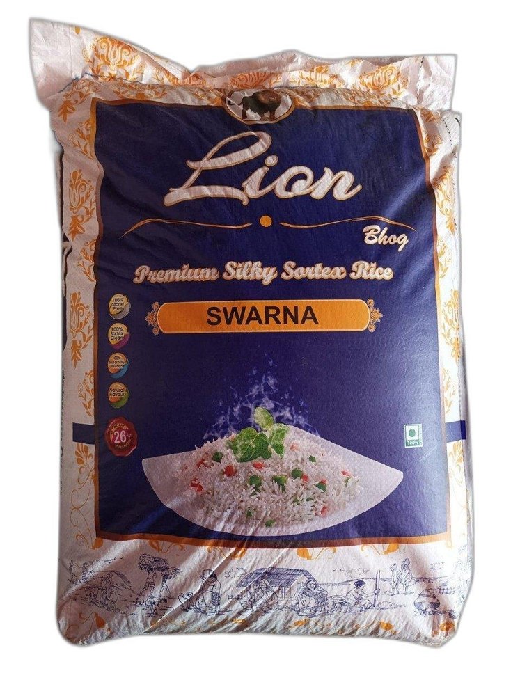 Lion Swarna Rice, Packaging Type: Plastic Bag, Packaging Size: 26 Kg