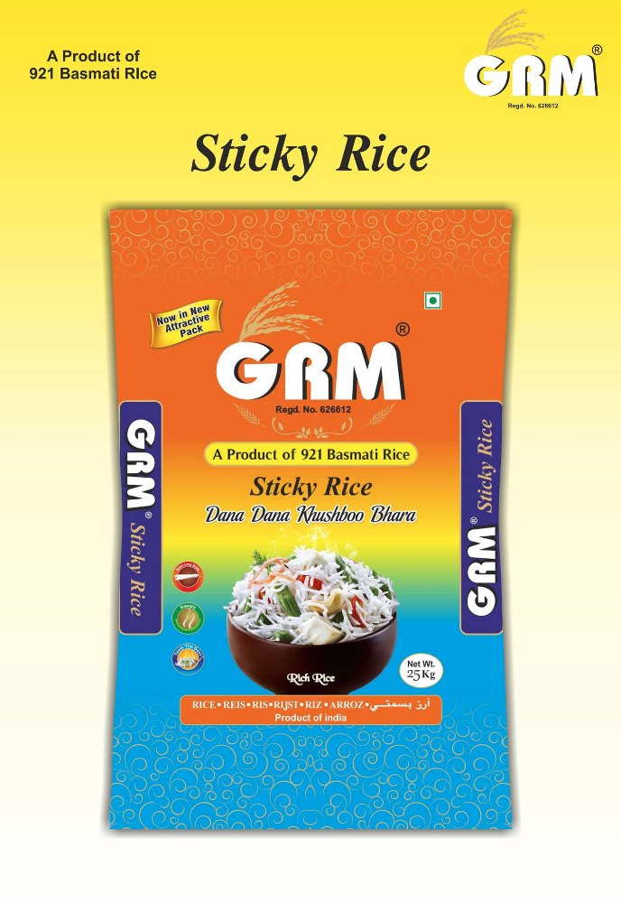 Indian GRM STICKY RICE, Packaging Size: 25 Kg, Size: Short Grain