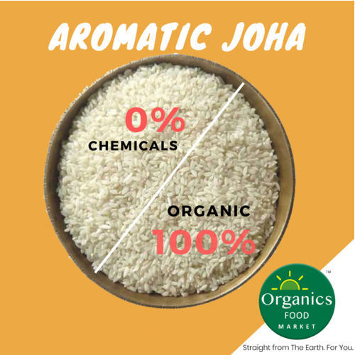 25 kg Organic Joha Rice, Packaging: Jute Bag