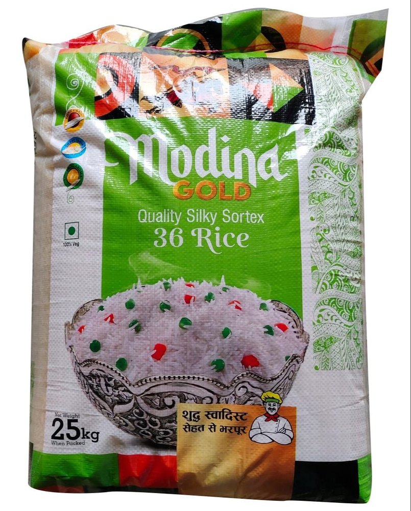 Modina Gold Quality Siiky IR 36 Sortex Rice, Packaging Type: PP Bag, Packaging Size: 25 Kg