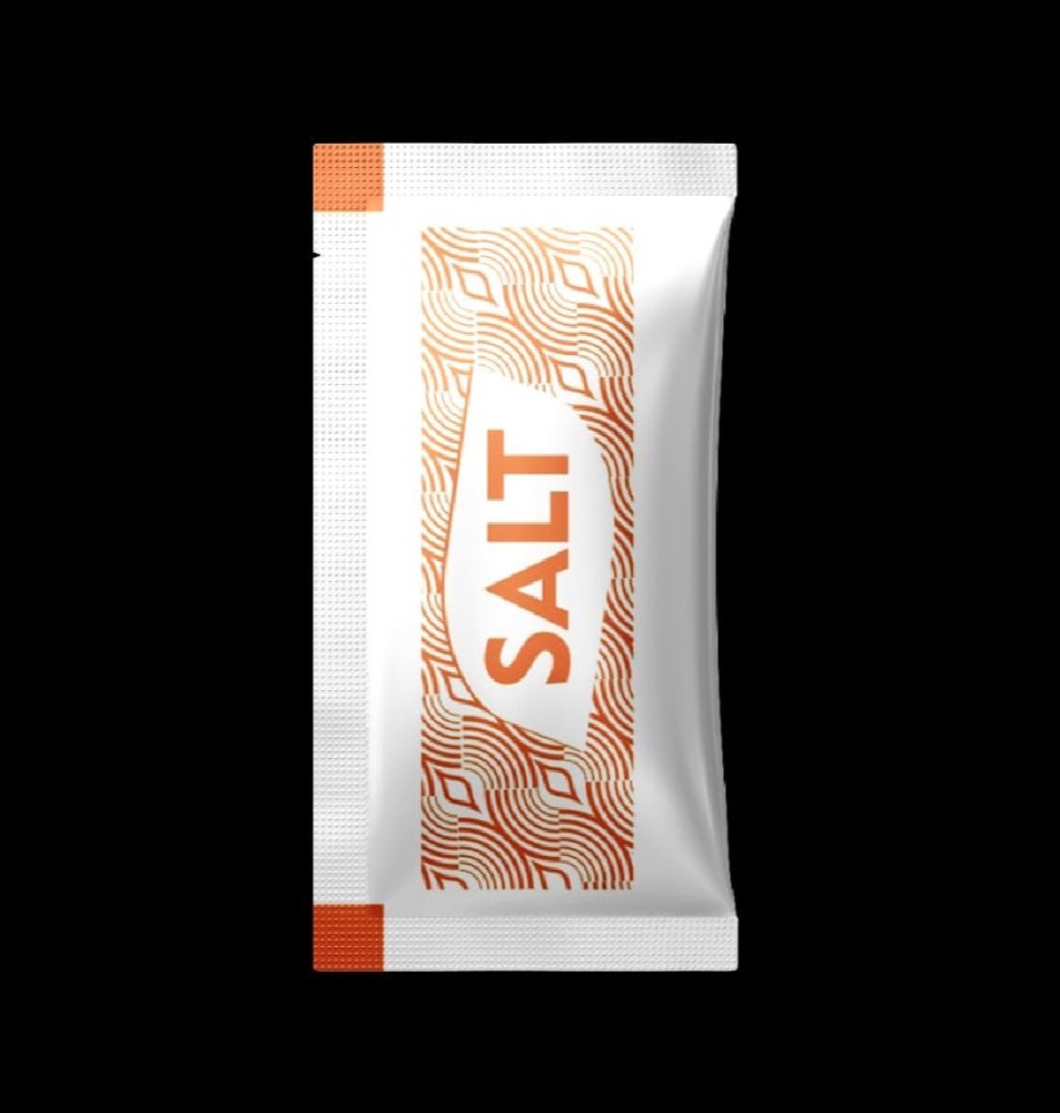 Dried White 1gm Salt Sachet, Grade: Food Grade, Size: 35 mm X 50 mm