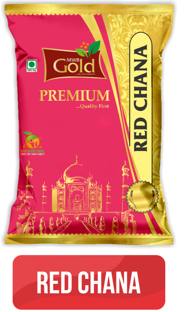 MWB Gold Premium Red Chana, Packaging Type: Packet, Packaging Size: 500gms
