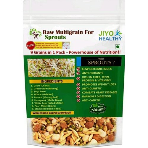 Jiyo Healthy Raw Multigrain For Sprout, Packaging Size: 500 Gm