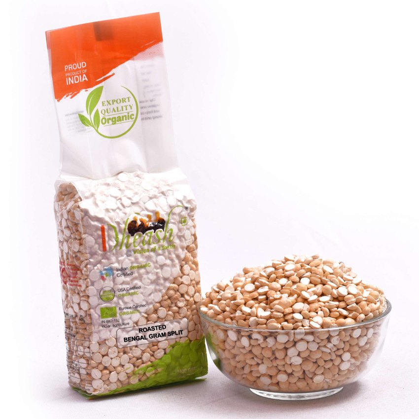 Dheash Organic Bengal Gram Split, High in Protein, Packaging Size: 500 g