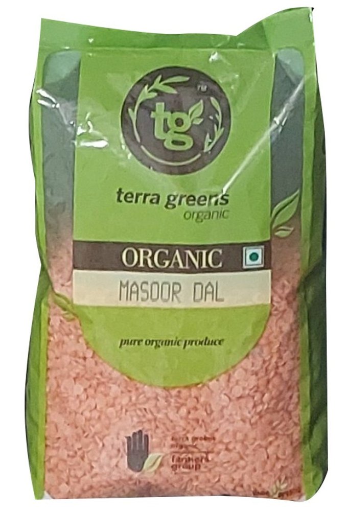 Organic Masoor Dal, Packaging Size: 500g