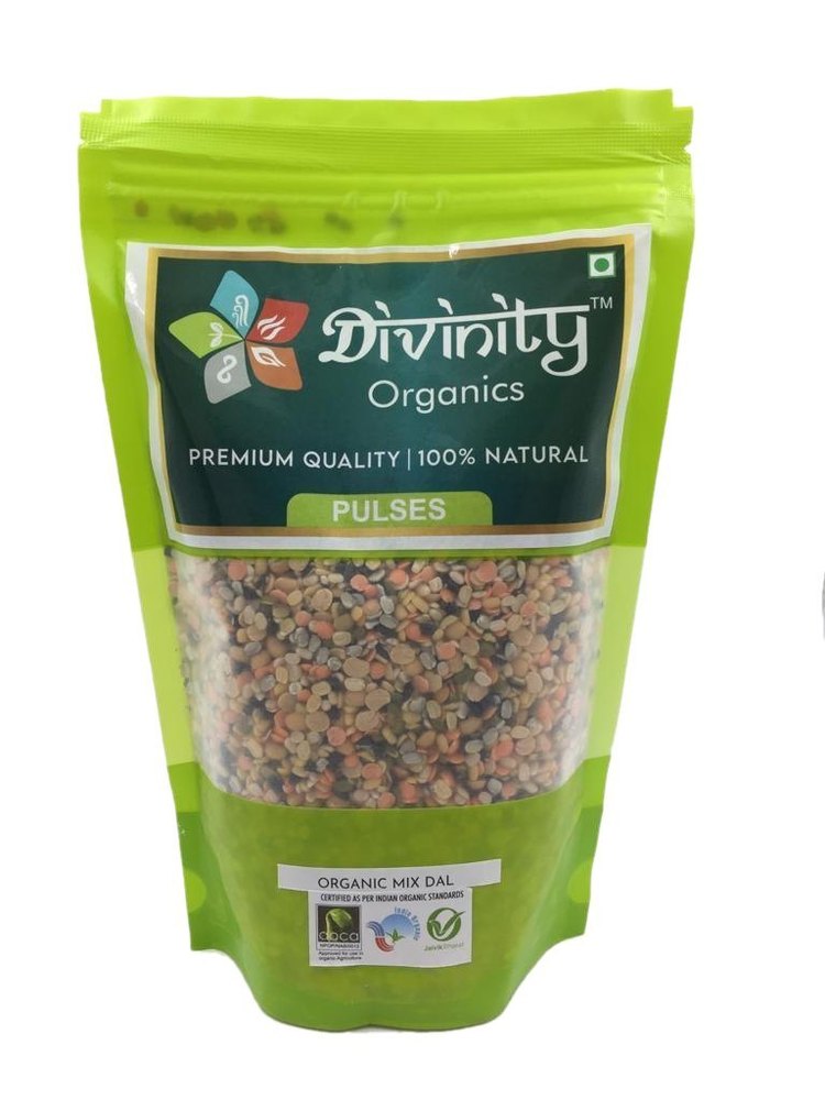 Divinity Organic Mix Dal, Gluten Free, Packaging Size: 500 g