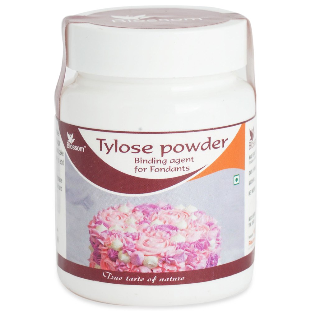 White Sweet Blossom Tylose Powder Binding Agent for Fondant, For Cake Decoration, Packaging Size: 75 Gm