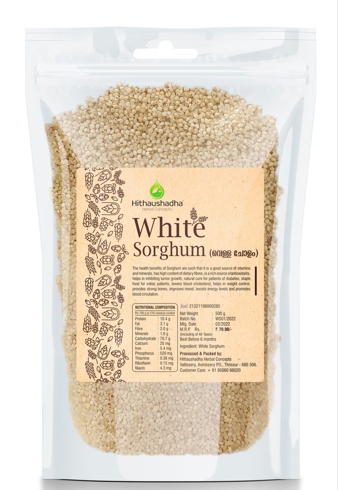 Hithaushadha White Sorghum, Gluten Free