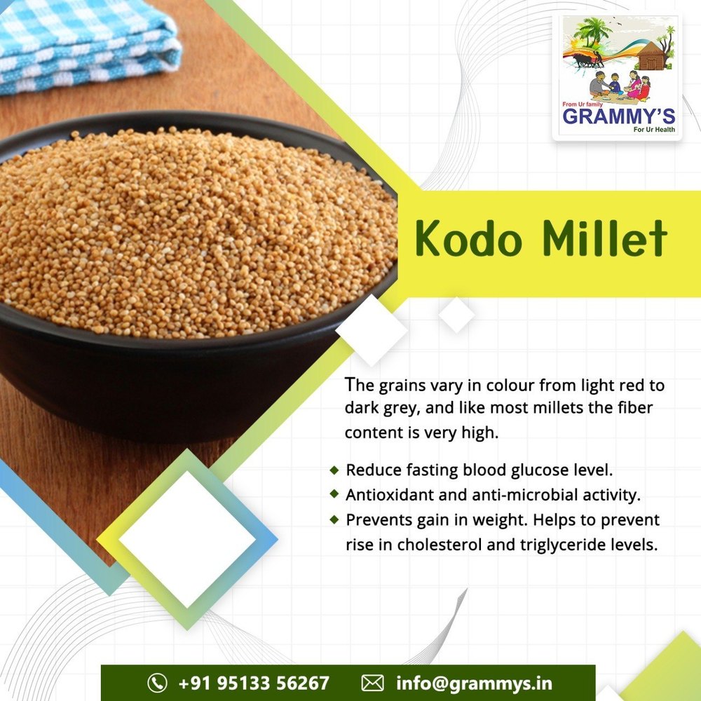 Brown Kodo Millet, Gluten Free