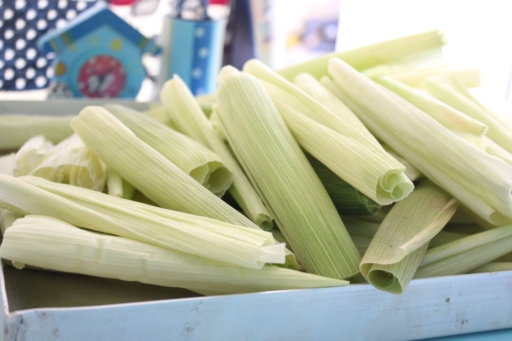 Green Corn Dry Husk, High in Protein