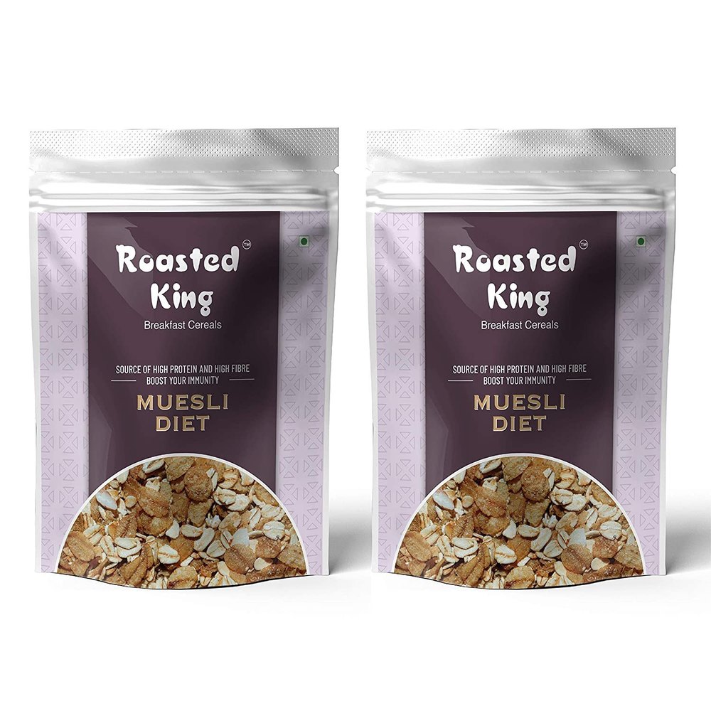 Roasted King Breakfast Cereals Muesli Diet, 150 Grams, Packaging Type: Packet