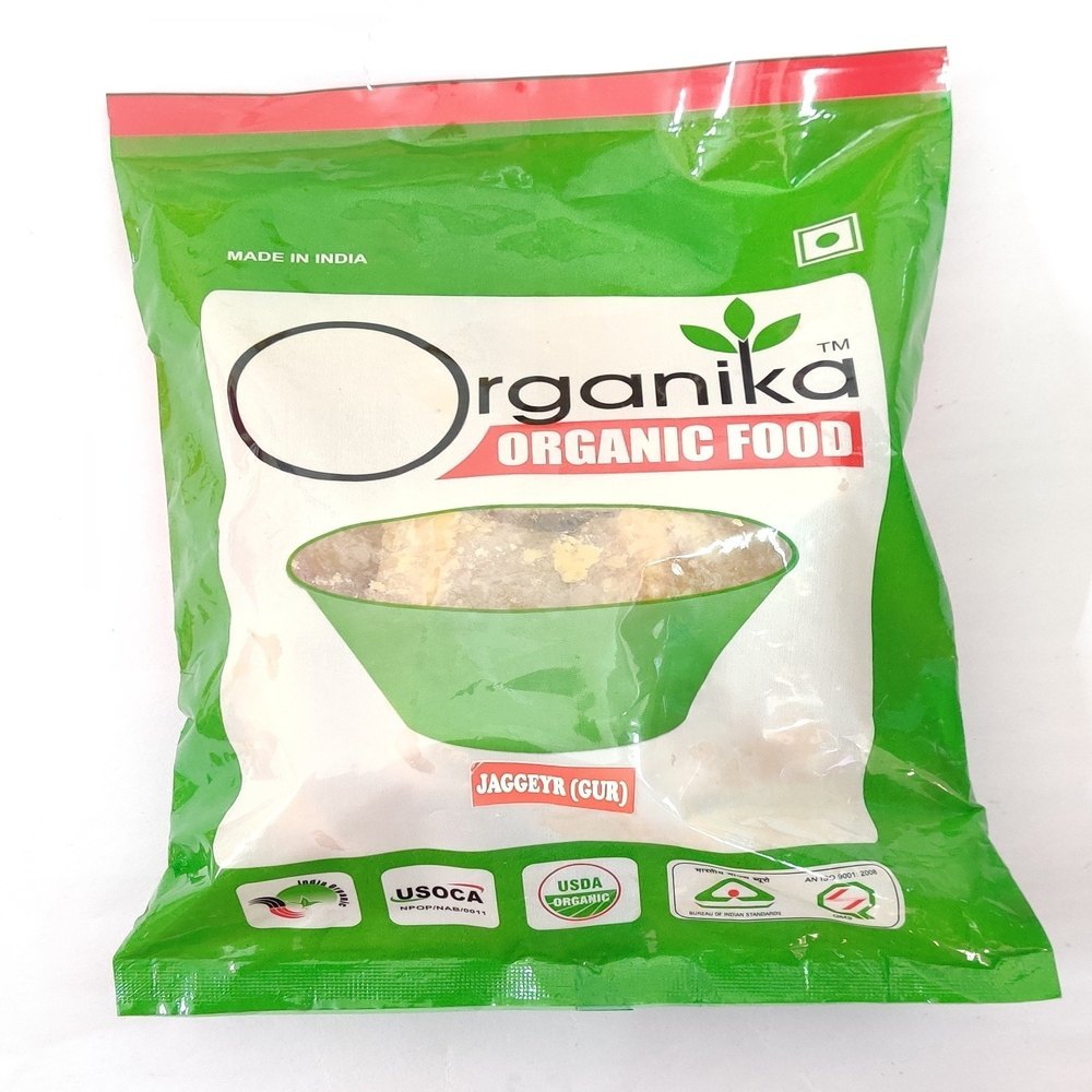 ORGANIKA Natural Organic Indian Jaggery, Shape: Square