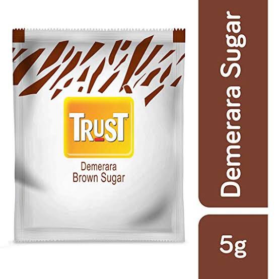 Refined Brown Sugar Sachet, Crystal