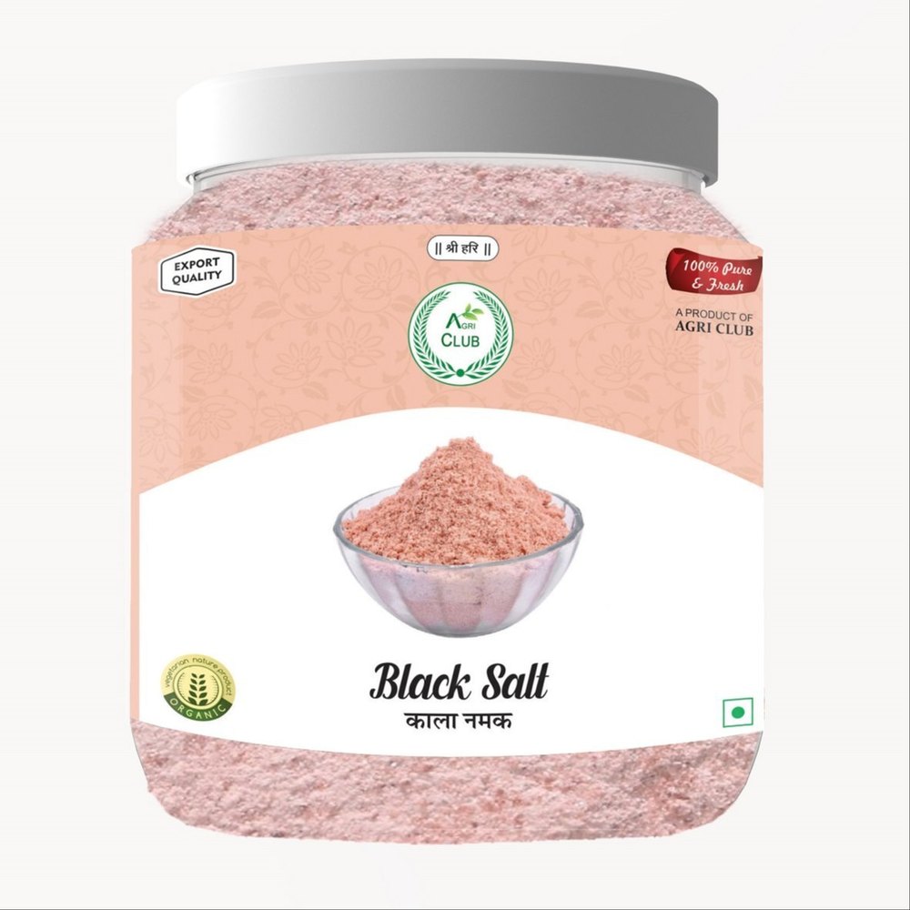 Powder Black Salt 100% Premium Quality, Packaging Type: Jar