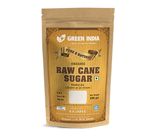 Indian GREENINDIA Raw Sugar, No Preservatives