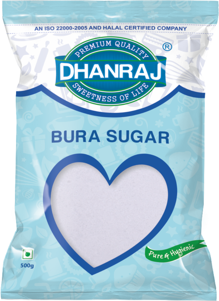DHANRAJ White Bura Sugar, Powder, Packaging Size: 500 G