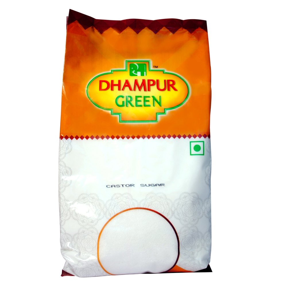 Dhampur Green Castor Sugar For Domestic, 25 And 50 Kg PP Bag