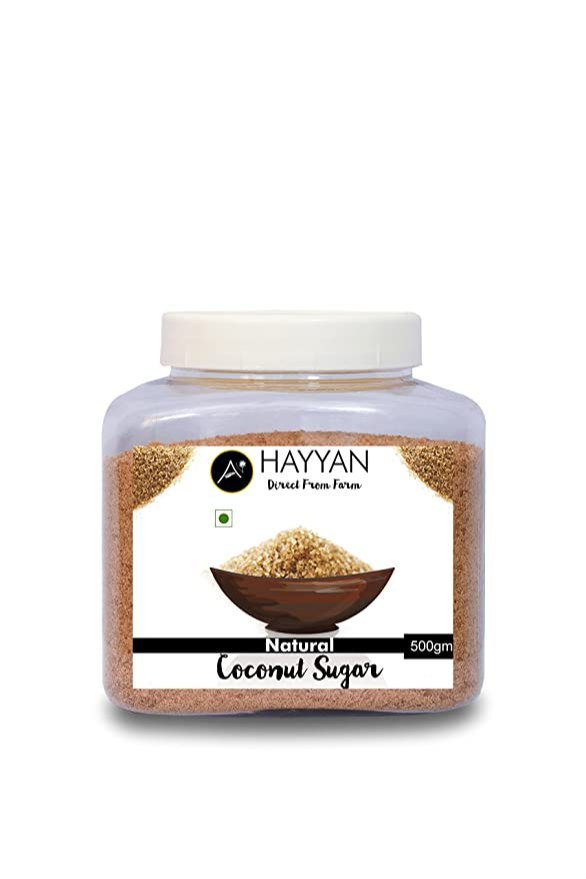 Brown HAYYAN Farm Made Natural Coconut Jaggery Powder, Packaging Size: 25 Kilos