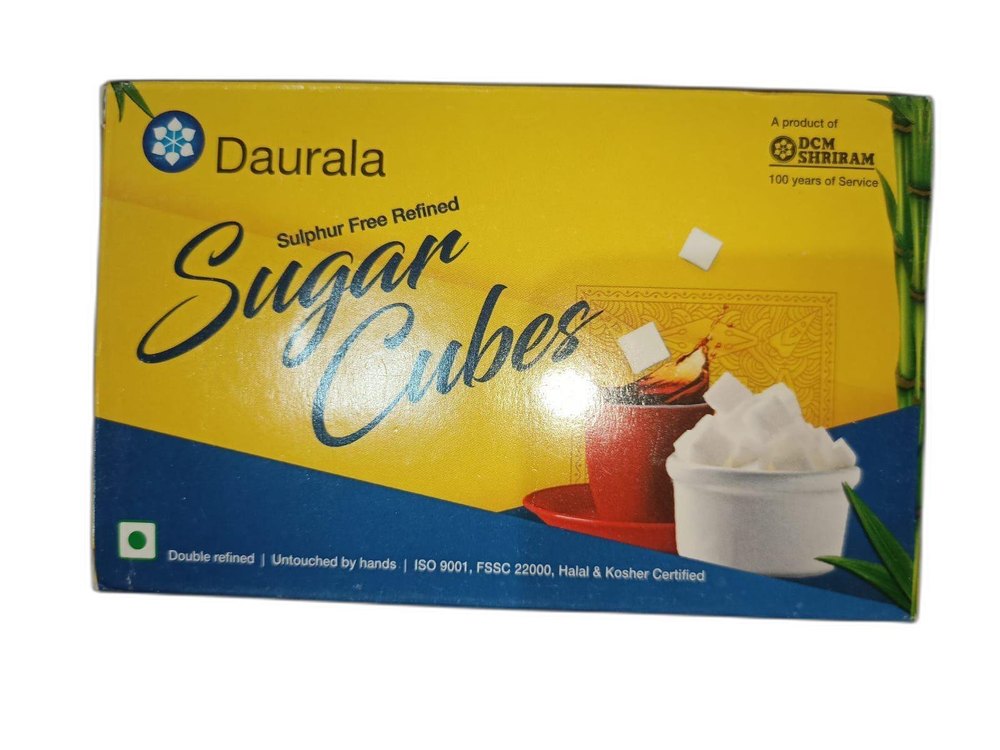 White Natural Daurala Sugar Cubes, Speciality: Organic, Packaging Size: 500 Gm