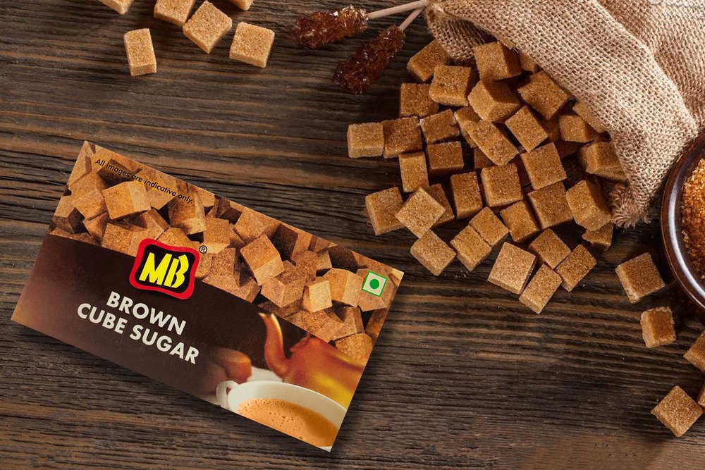 MB Refined Brown Sugar Cube, Powder, Packaging Size: 20 Kg Box