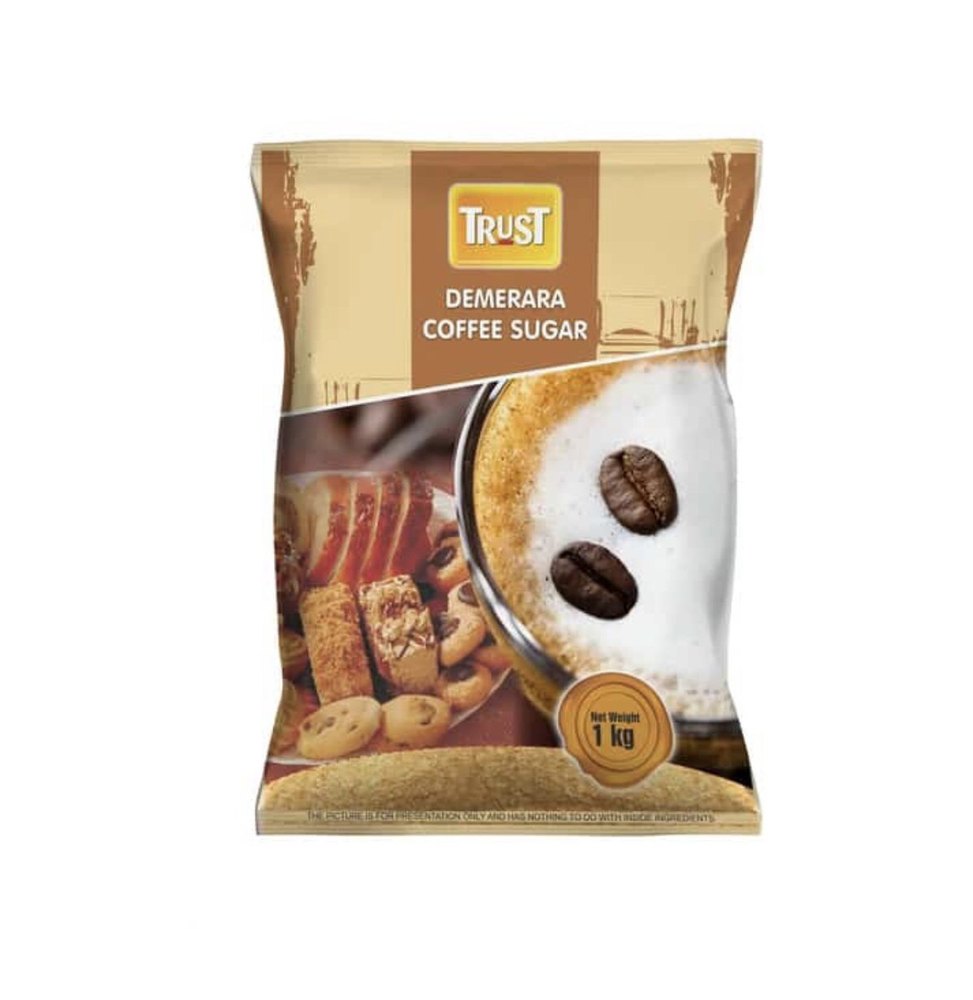 Refined Trust Demerara Brown Sugar, Granules, Packaging Size: 1 kg