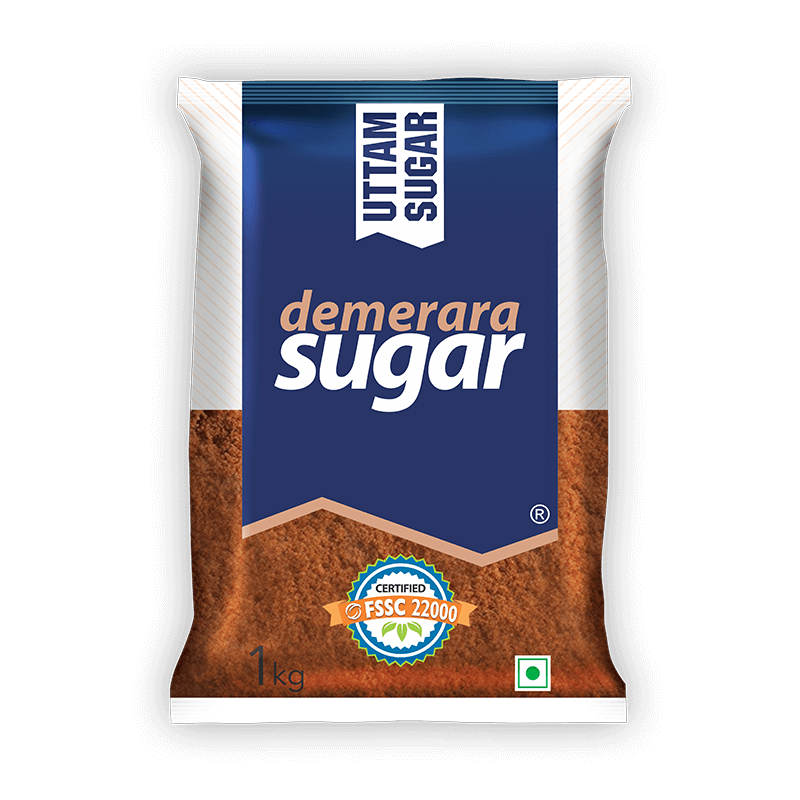 Brown Refined Uttam Demerara Sugar, Granules