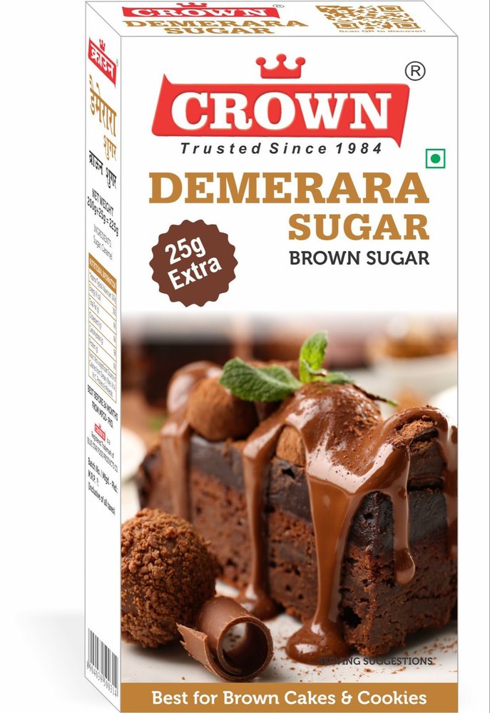 CROWN Brown Demerara Sugar, Granules