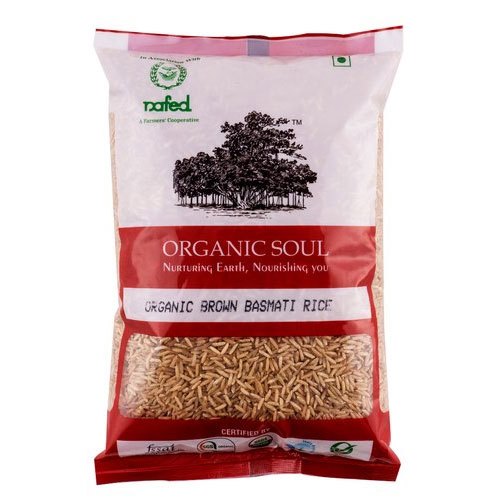 Long-grain Rice Organic Brown Basmati Rice, 1 kg