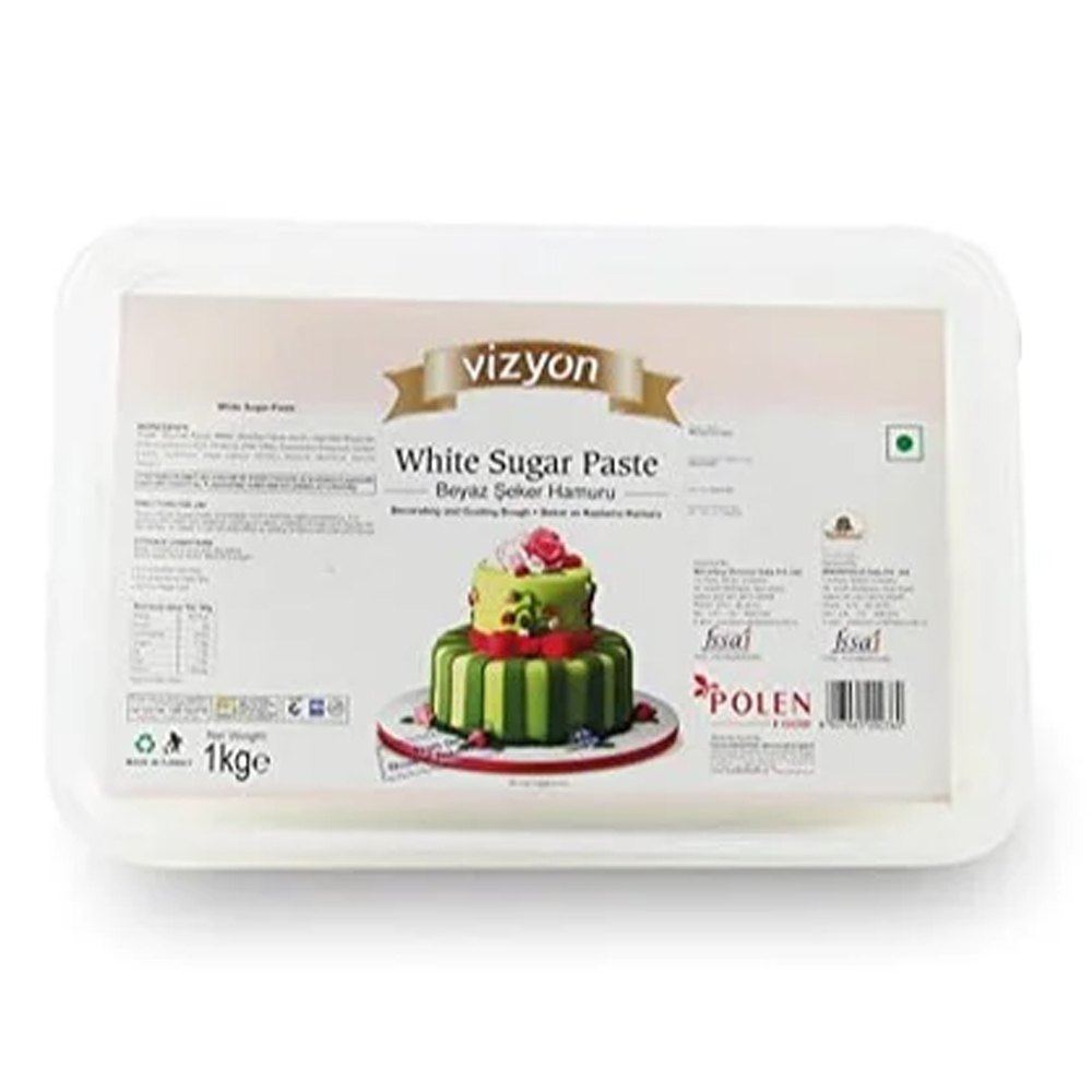 White bakery Vizyon Creativities Sugar Fondant, Packaging Size: 1 kg