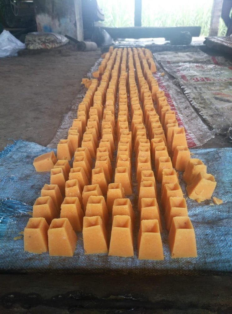 Natural Dark Brown Jaggery Cubes