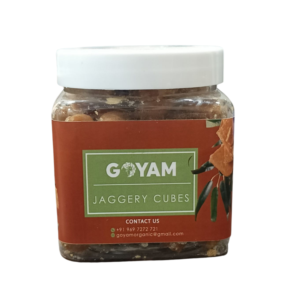 Refined Organic Sugarcane Jaggery Cubes, Shape: Round