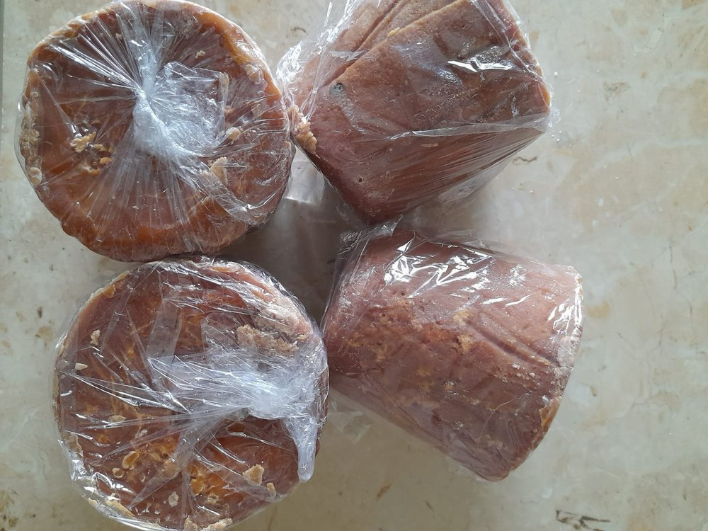 Natural Organic Sugarcane Jaggery Dhep (Gur), Shape: Round