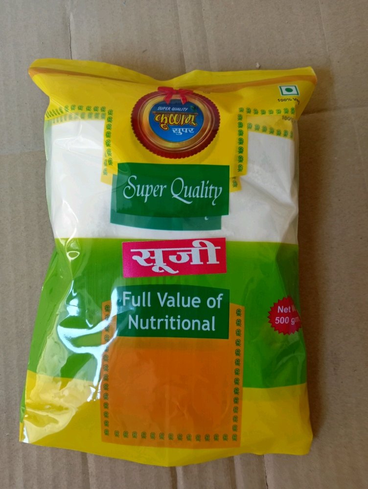 Krishnam Indian 500g White Suji Packet