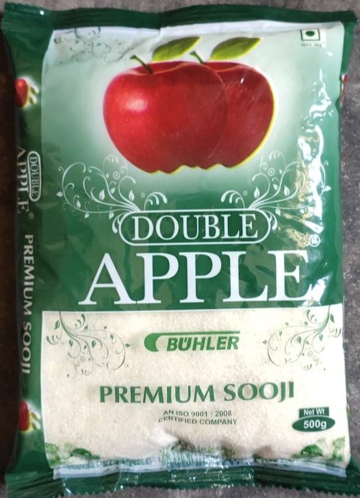 Rava Double Apple (1/2 Kg X 40 Pkt) 20 Kg Bag