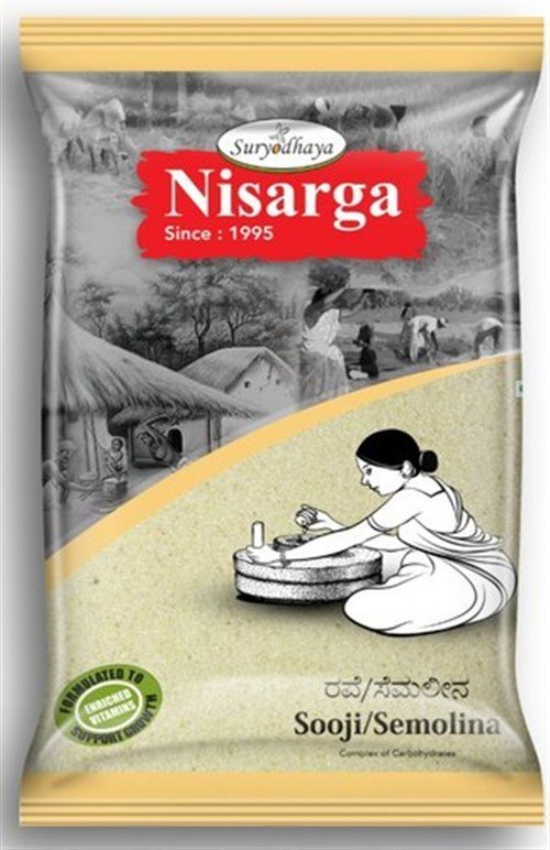 NISARGA Indian Sooji, Packaging Type: Bag