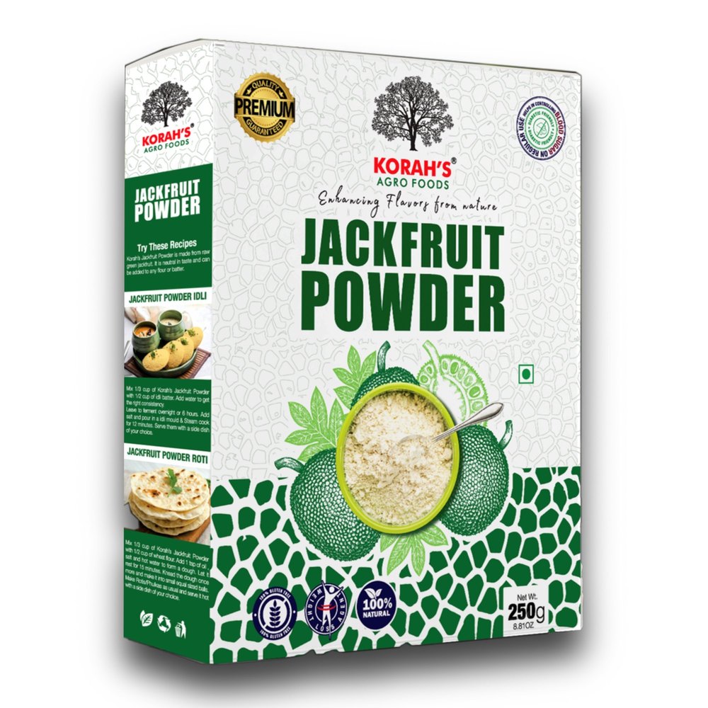 Off White Korahs Agro Foods Jackfruit Powder, Packet