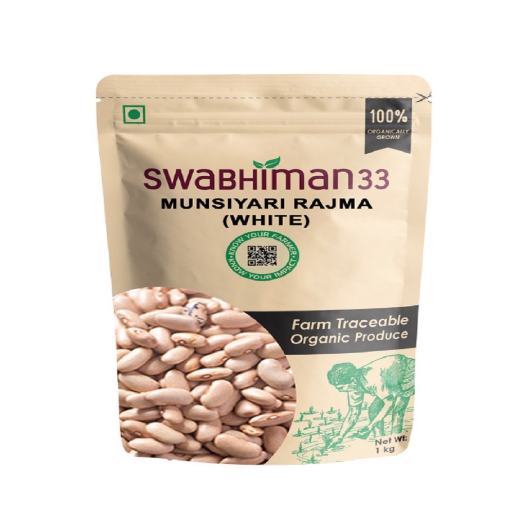 Swabhiman33 1kg Munsiyari White Rajma