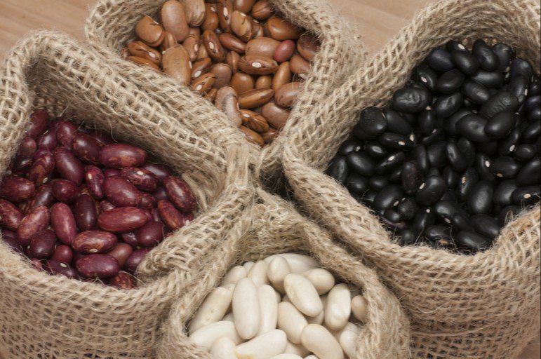 Organic Dark Red Kidney Beans Long Shape Kidney Beans