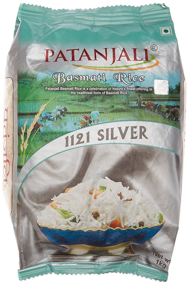 1kg Patanjali 1121 Silver Basmati Rice