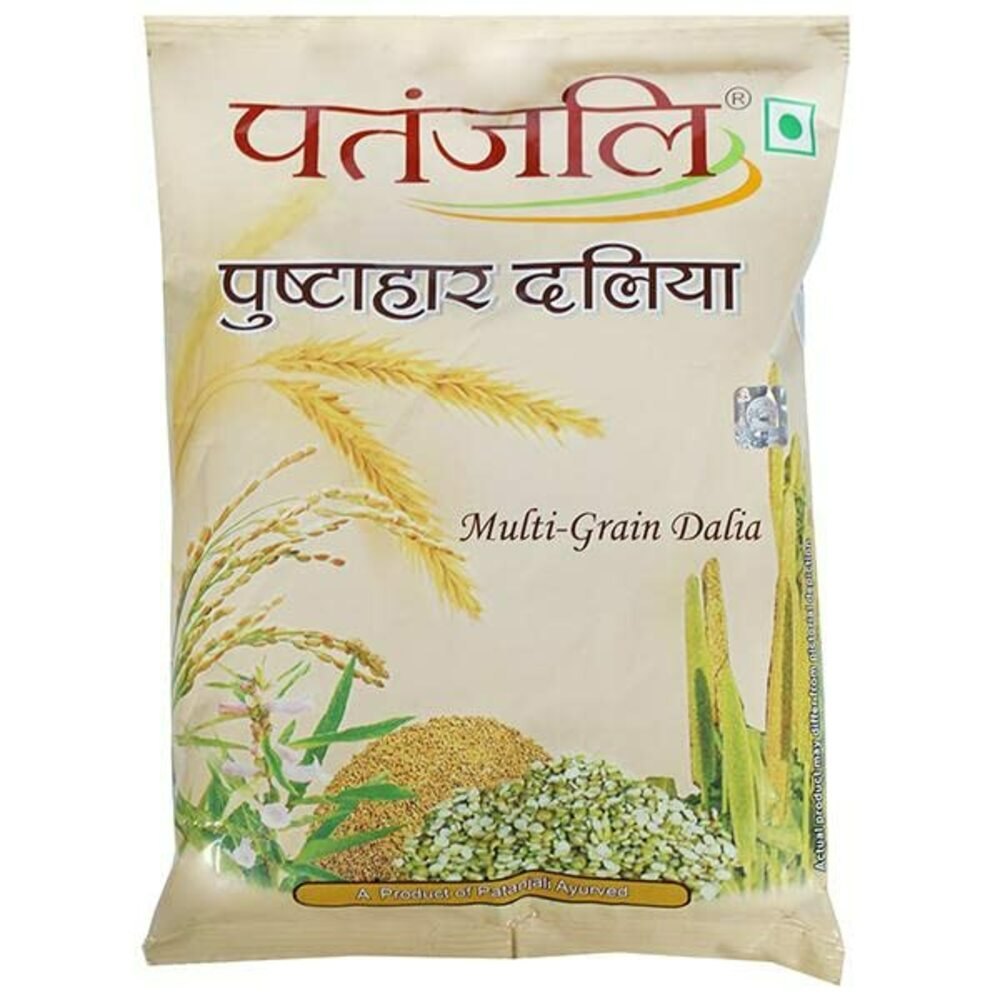 Brown Patanjali Multi Gram Dalia, Packaging Size: 500g, Organic