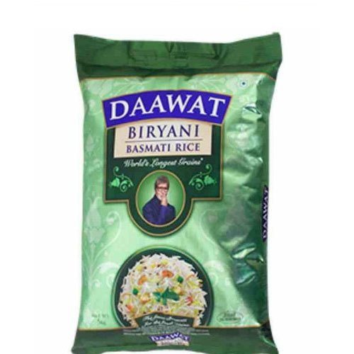 White Daawat Biryani Basmati Rice, Uttar Pradesh, Packaging Size: 1, 5 and 25 kg