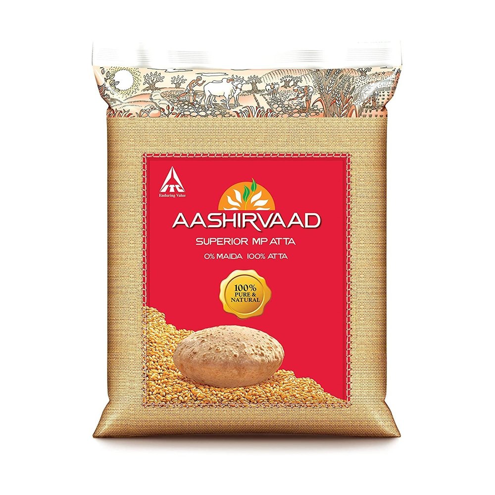 Aashirvaad Shudh Chakki Atta, 10kg, Packaging Type: Packet