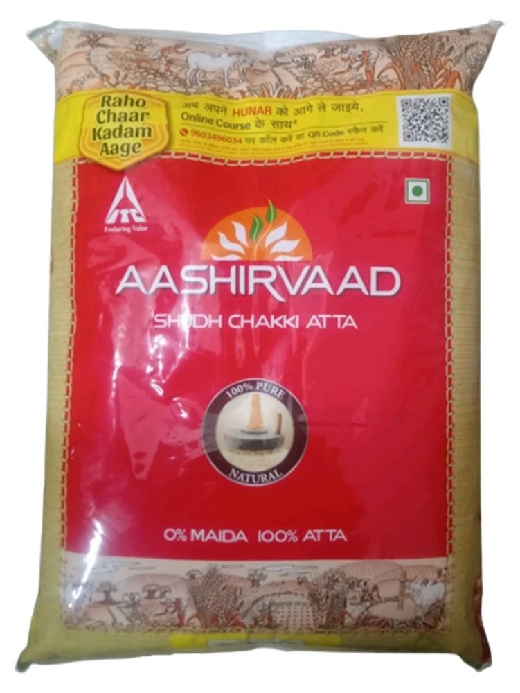 Aashirvaad Shudh Chakki Atta, Packaging Size: 10 kg, Packaging Type: Plastic Bag