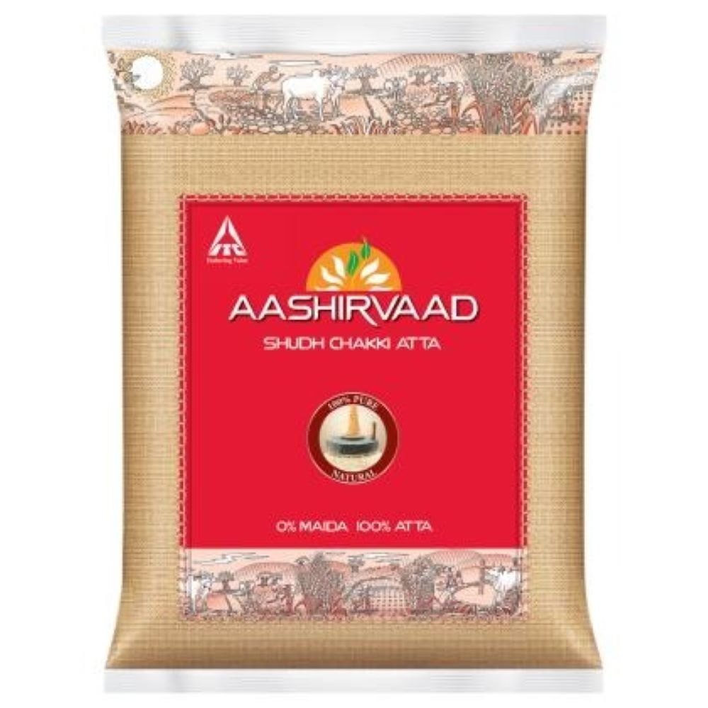 Aashirvaad Atta Wheat Flour, Packaging Type: Packet, 6 Months