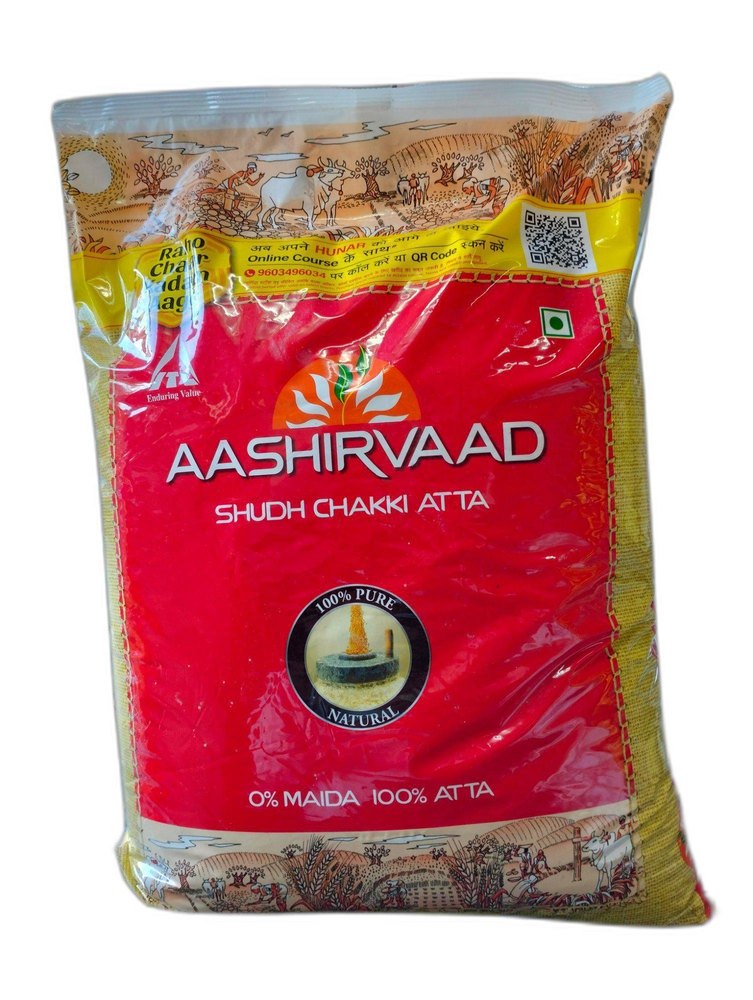 Aashirvaad Shudh Chakki Atta, Packaging Size: 10kg, Packaging Type: Bag