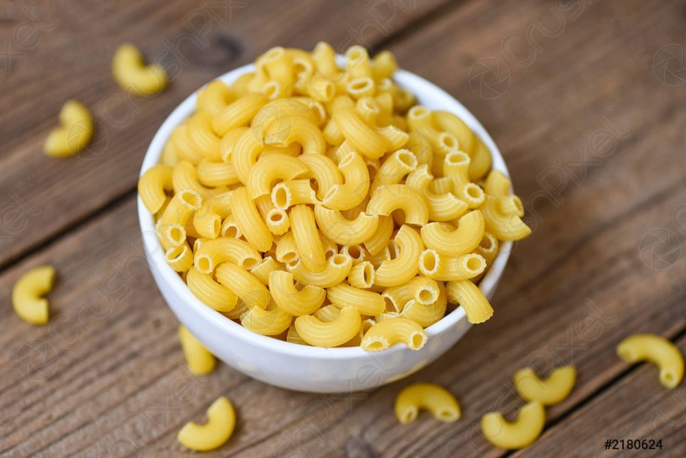 Yellow Raw Macaroni Pasta, Packaging Type: Loose