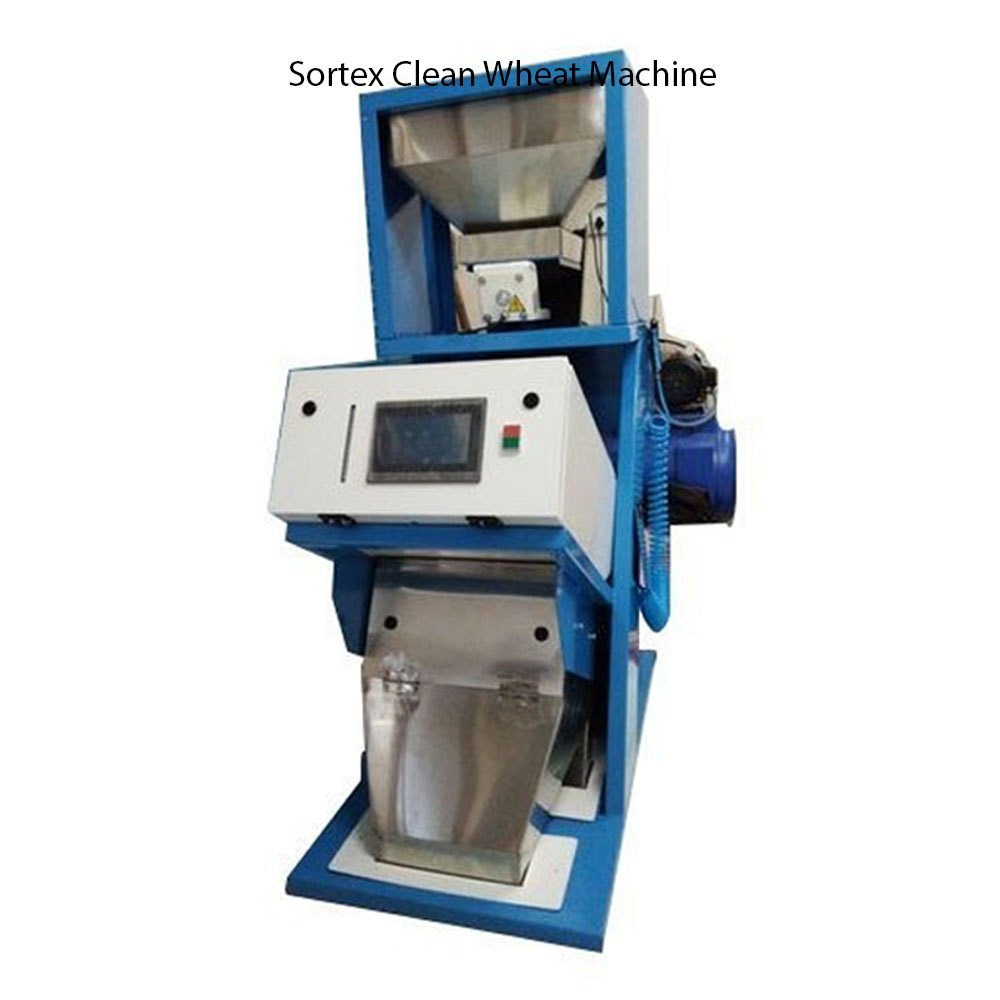 Automatic Sortex Clean Wheat Machine, 1.5 kW, Production Capacity: 1 Ton/Hour